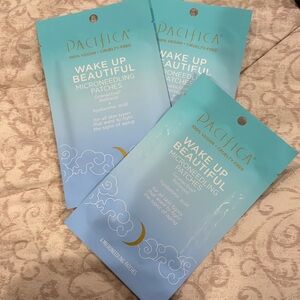 3 PACK! Pacifica Wake Up Beautiful Microneedling Patches - NEW! skincare beauty